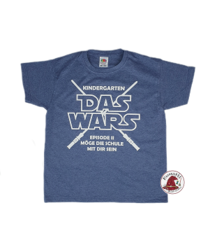 T-Shirt "Das wars Kindergarten" Gr. 128