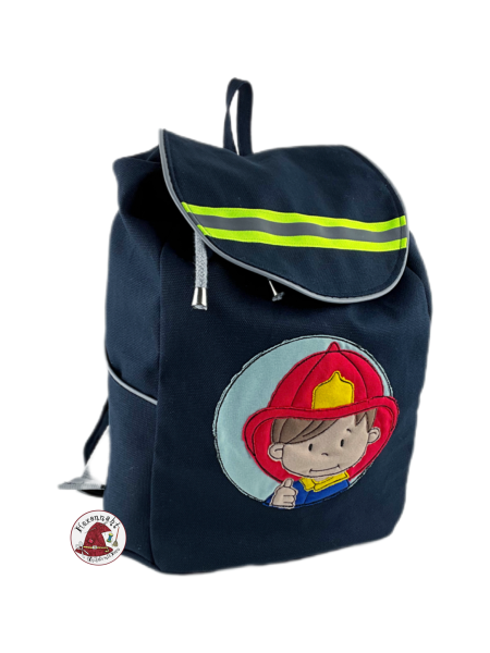 Kindergarten Rucksack „Feuerwehrjunge“