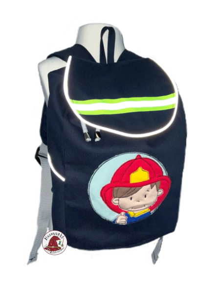 Kindergarten Rucksack „Feuerwehrjunge“