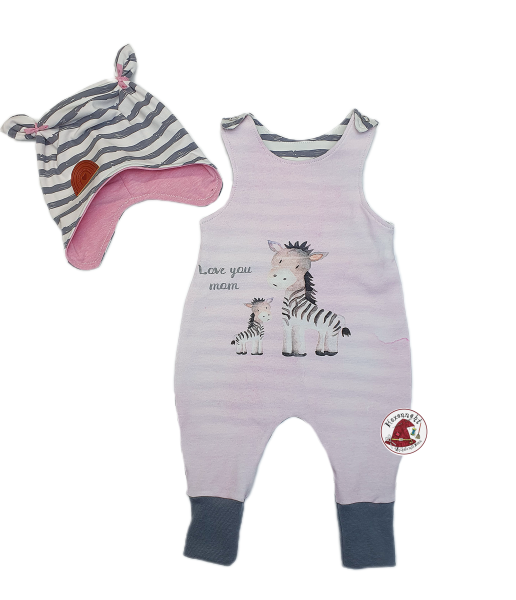 Stramplerset "kleines Zebra" Gr.50